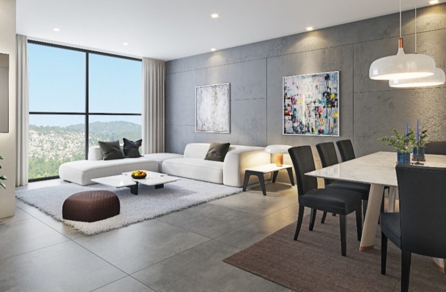 Luxurious Corner Garden Apartment for Sale with Scenic View in Schacter